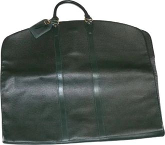 Louis Vuitton Pre-owned Garment Cover - Dames - Vintage Weekendtas - Groen - ONE Size - Leer - Vintage