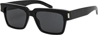 Saint Laurent SL 732 Vadim - Heren - Accessoires - Zwart - Maat: 54 MM Nylon
