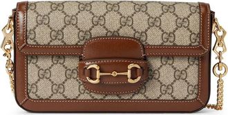 Gucci Small 1955 Horsebit GG-pattern Shoulder Bag