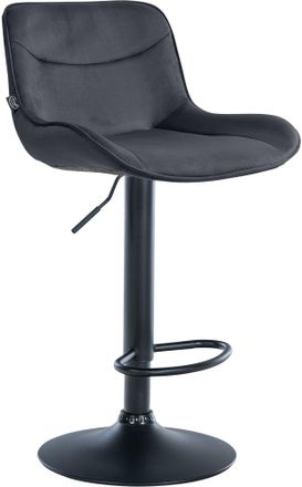 Clp Taburete De Bar Vonore En Terciopelo Negro Negro