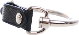 Louis Vuitton 2018 Silver Plated Monogram Eclipse Bracelet M costume bracelet - unisex - Fabric/Metal - One Size - Black