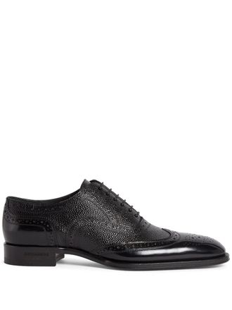 Dsquared2 Derby con dettaglio traforato - Nero
