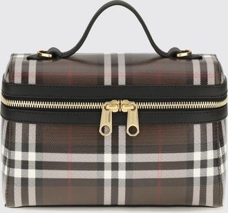 Burberry Vanity Mini Handbag in Vintage Check Canvas with a Removable Strap