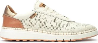 Pikolinos Arenas Perforated Sneaker - Dames - Sneakers - Wit - 42 EU - Leer - Schoenen