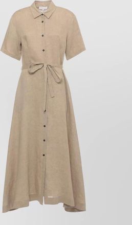 Antonelli linen shirt midi dress
