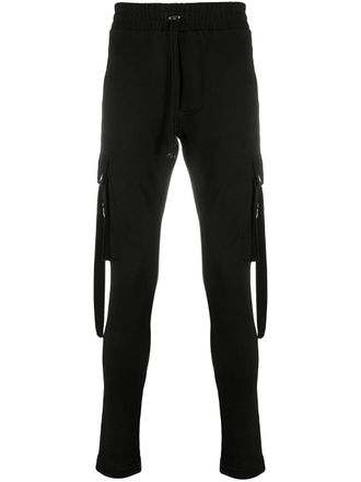 Amiri cargo track pants - men - Cotton - L - Black