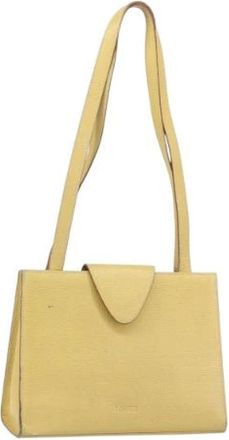 Loewe Pre-owned Shoulder Bags, female, Yellow, Size: ONE SIZE Pre-owned Shoulder Bag