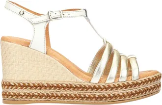 Pikolinos Schoenen, Dames, Beige, 42 EU, Leer, Ronda Wedge Sandaal