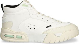 HUGO BOSS Sneakers con design a inserti - Bianco