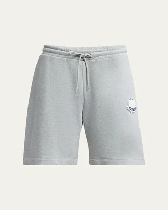 Moncler Mens Cotton Drawstring Shorts