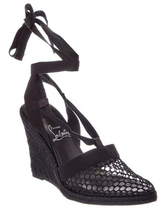 Christian Louboutin Cotton Mesh Sandal