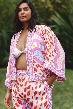 CeliaB Plus Eyla Long-Sleeve Button-Down Top