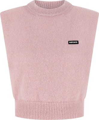 Rotate Knit Cropped Vest