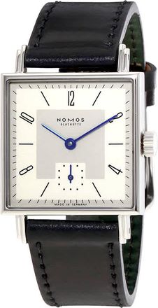 NOMOS Glash&uuml;tte Tetra 27 White and Silver Dial Ladies Watch 401