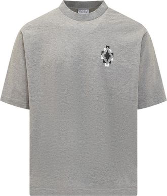 Marcelo Burlon Grey Crew Neck T-Shirt