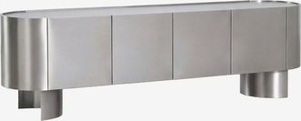 Sklum Mueble Tv En Acero Inoxidable Luena Sklum &x2194&xfe0e 180 Cm
