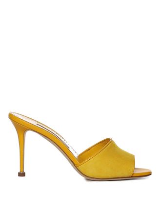 Manolo Blahnik Larache suede mules