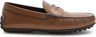 Tod's City Gommino Leather Loafers - Brown - 10 (IT44 / UK10)