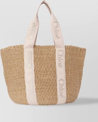 Chlo&eacute; large woody tote bag