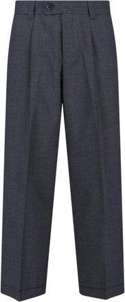 Mfpen Tailored Grey Trousers With Minimalist Design