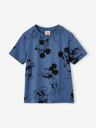 Mickey Mouse Bedrucktes Jungen T-Shirt Disney MICKY MAUS graublau