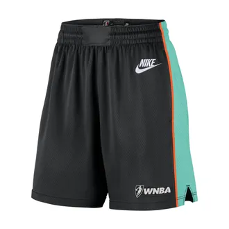 Nike New York Liberty Court Origins Nike Womens Dri-FIT Victory Knee-Length Shorts in Black | IO7967-010