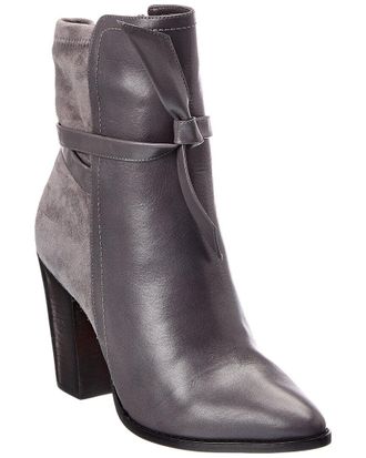 Alexandre Birman Clarita Tie 90 Leather & Suede Bootie