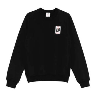 Casablanca Sunset Valley Sweatshirt - Heren - Sweatshirts - Zwart - S - Katoen - Hoodies & sweatvesten