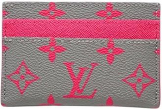 Louis Vuitton Pre-owned Wallets, female, Gray, Size: ONE SIZE Pre-owned Canvas wallets