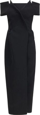 Khaite Black Polyester Cocktail Womens Dress