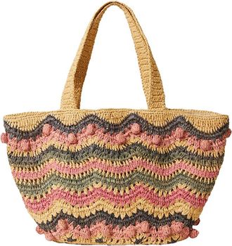 BTB Los Angeles Terni Straw Tote