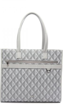 Dior Gray Leather Handbag Tote Bag (Pre-Owned)