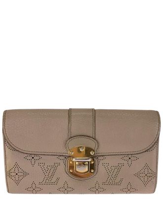 Louis Vuitton Monogram Mahina Iris Long Wallet (Authentic Pre-Loved)