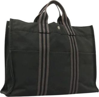 Herm&egrave;s Pre-owned Tote Bags, female, Black, Size: ONE SIZE Pre-owned Vintage Tote Bag