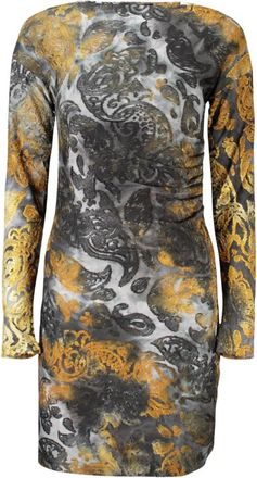 Desigual Dublin Jurk - Dames - Korte kleedjes - Veelkleurig - XL - Polyester - Kleedjes