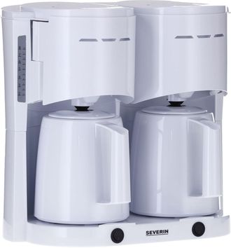 Severin Ka 9314 Cafetera De Filtro Blanca Con Doble Jarra