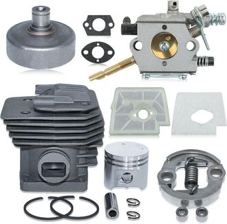 OEM Kit De Pist&oacute;n De Cilindro Linduxe De 38 Mm Para Stihl Fs160, Fs220, Fs280 Con Juego De Cojinetes De Tambor De Embrague, Base De Filtro De Aire, Junta 