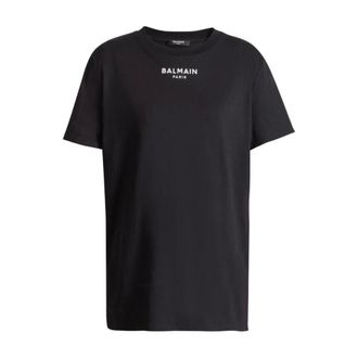 Balmain Mujer, Camisetas, Negro, Talla: S