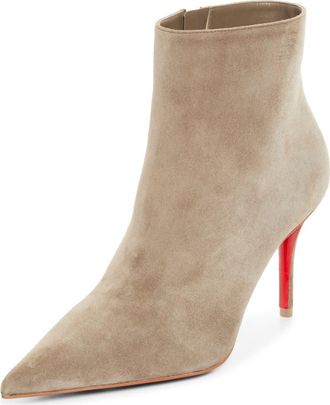 Christian Louboutin Miss Z Pointed Toe Bootie in Silex at Nordstrom, Size 37.5