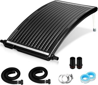 Vingo SWANEW Pannello solare curvo per piscine 15 L, &Oslash;38 mm, 110x65cm, 1 pezzo