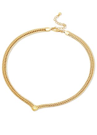 Savvy Cie Jewels V NECK MESH CHAIN NECKLACE