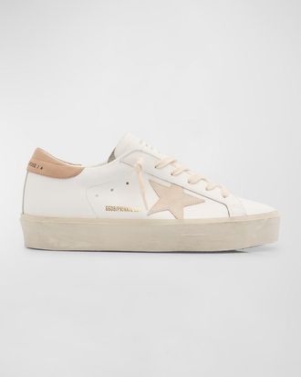 Golden Goose Hi Star Leather Low-Top Sneakers