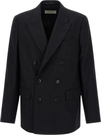 Dries Van Noten Buforden Blazer - Heren - Blazers - Zwart - L - Wol - Jassen