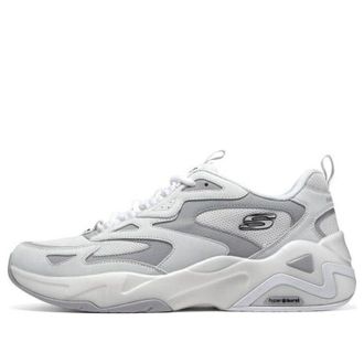 Skechers DLites Hyper Burst Grey White 894253-WGY