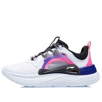 Li-Ning (WMNS) Li-Ning Spark White Fluorescent Pink AGLR092-1