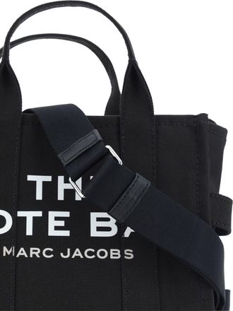 Marc Jacobs Womens Tote Handbag Cotton Black Handbags Hand Bags