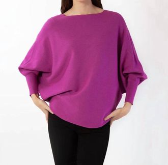 Kerisma Ryu Boat Neck Top In Purple