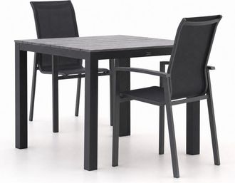 Forza Furniture Forza Centallo/Fidenza 90cm dining tuinset 3-delig stapelbaar