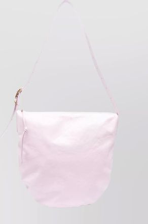 Jil Sander medium leather shoulder bag moon