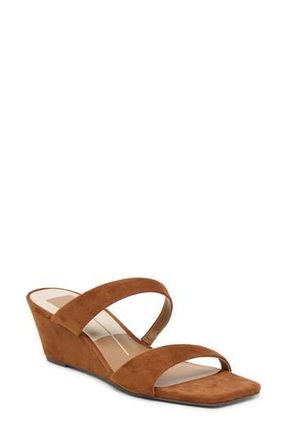 Dolce Vita Quilan Sandal in Brown Stella Suede at Nordstrom Rack, Size 9.5
